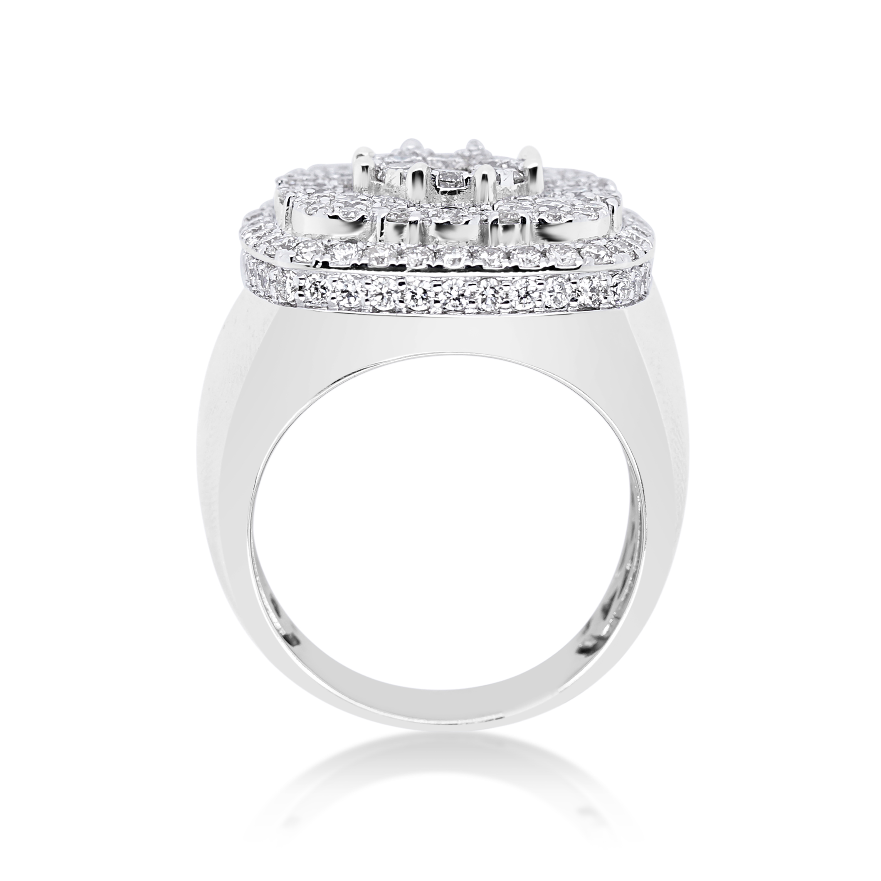 Diamond Ring 3.03 ct. 14K White Gold